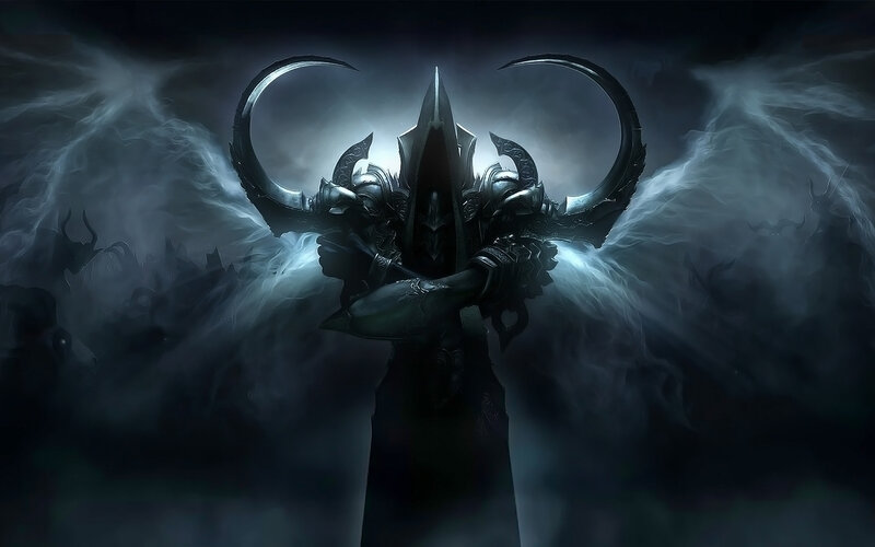 Armored Figure with Horns — Black