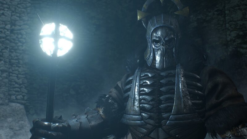 Armored Figure with Lantern
