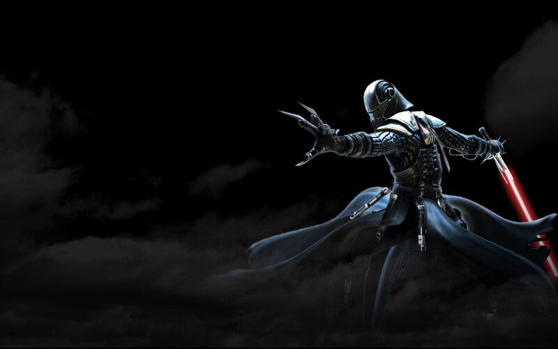 Armored Figure with Lightsaber