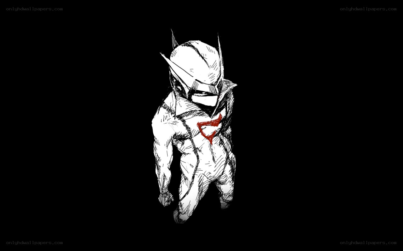 armored figure with red symbol