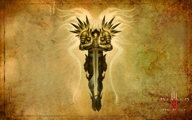 Armored Figure with Sword — Brown, Dramatic, Digital Art