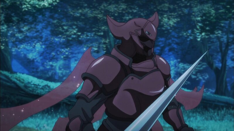 Armored Figure with Sword — Purple