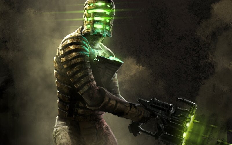 Armored Figure with Weapon — Black, Dramatic, Digital Art