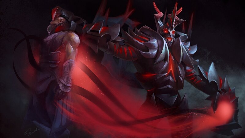 Armored Figures in Combat