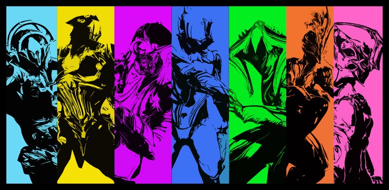 Armored Figures in Panels