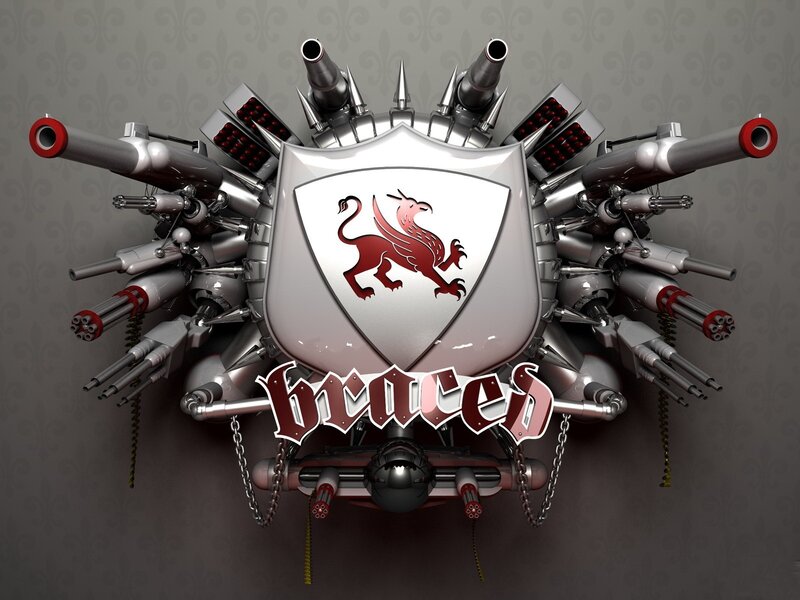 Armored griffin emblem