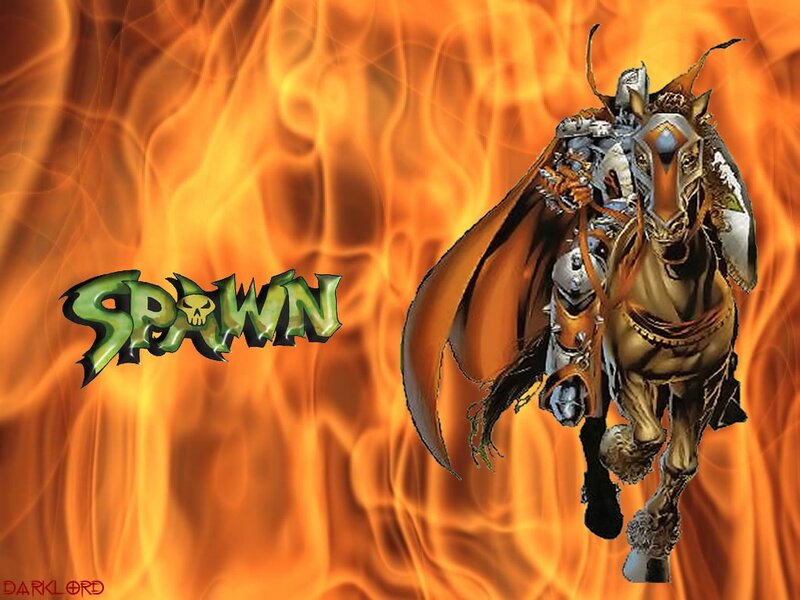 Armored Horseman on Fire