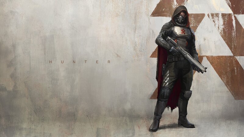 Armored Hunter with Rifle