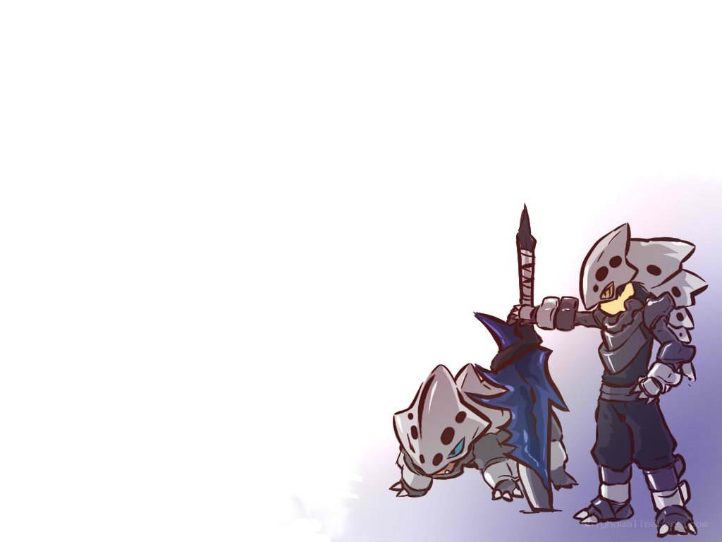 armored knight and creature