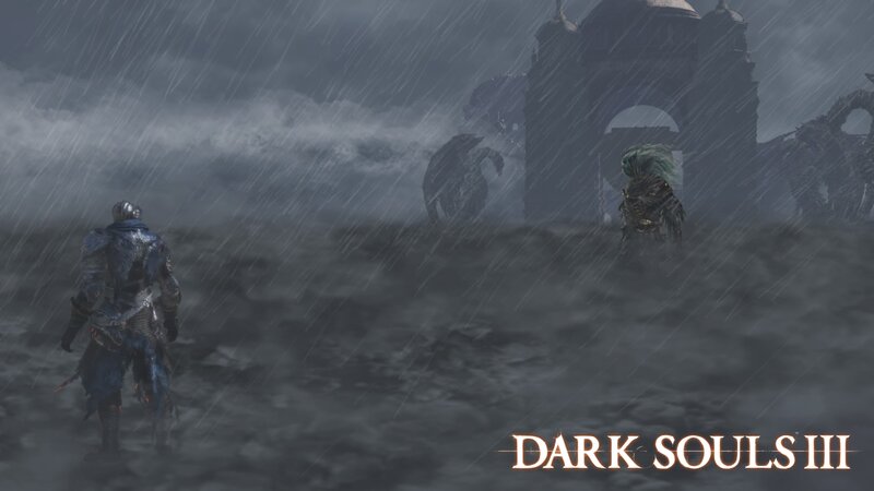 Armored Knight Facing Monster