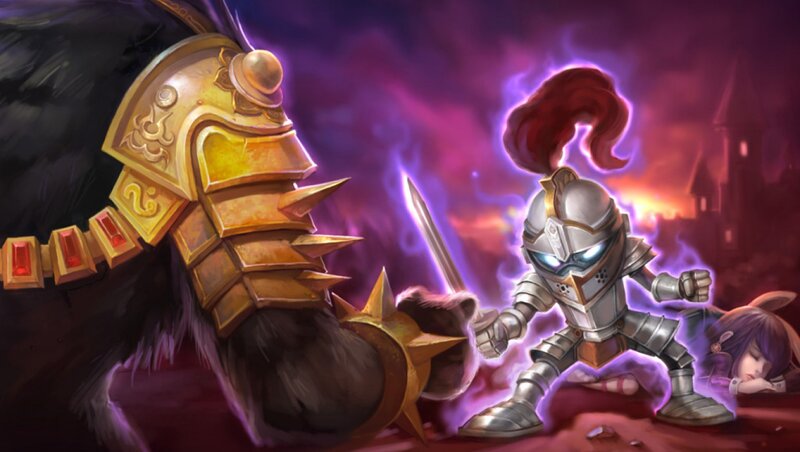 Armored Knight Fighting