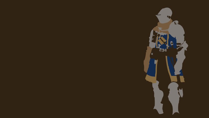 Armored Knight Figure — Brown