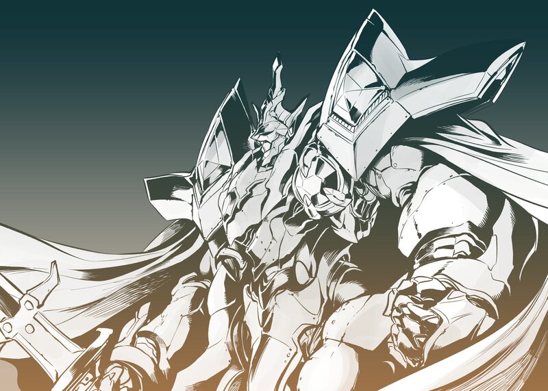 Armored Knight Figure — White