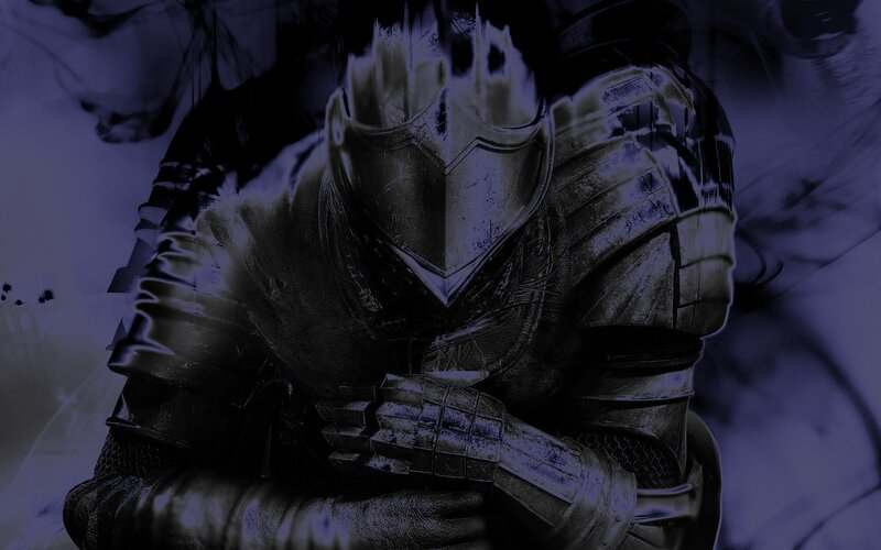 Armored Knight in Armor — Black