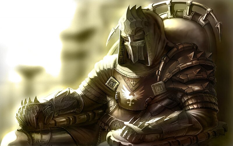 Armored Knight in Armor