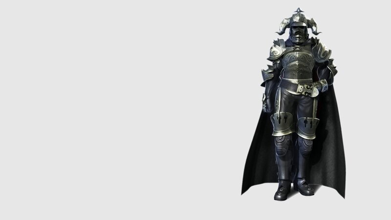 armored knight in dark armor