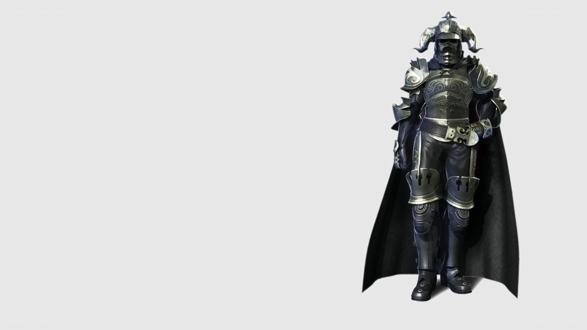 armored knight in dark armor