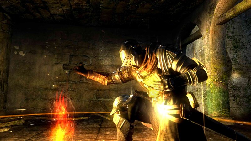 Armored Knight in Dungeon