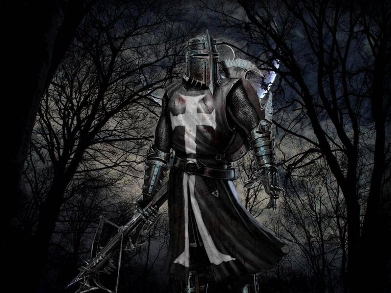 Armored Knight in Forest