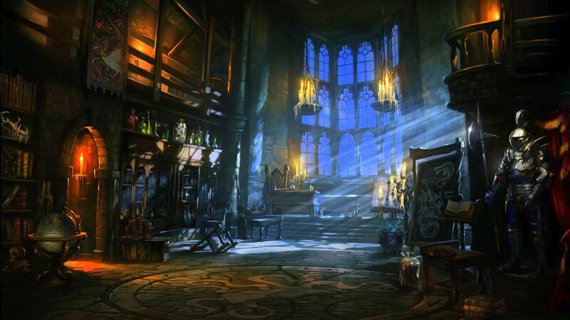 Armored Knight in Hall