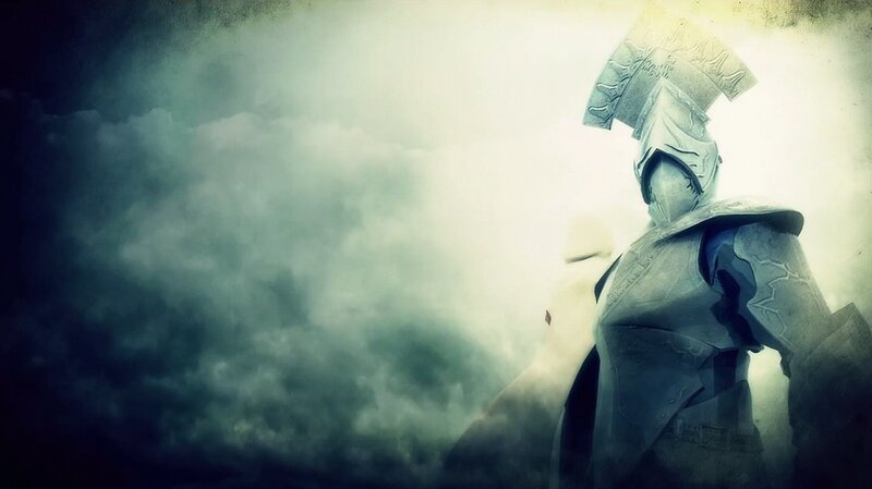 Armored Knight in Mist
