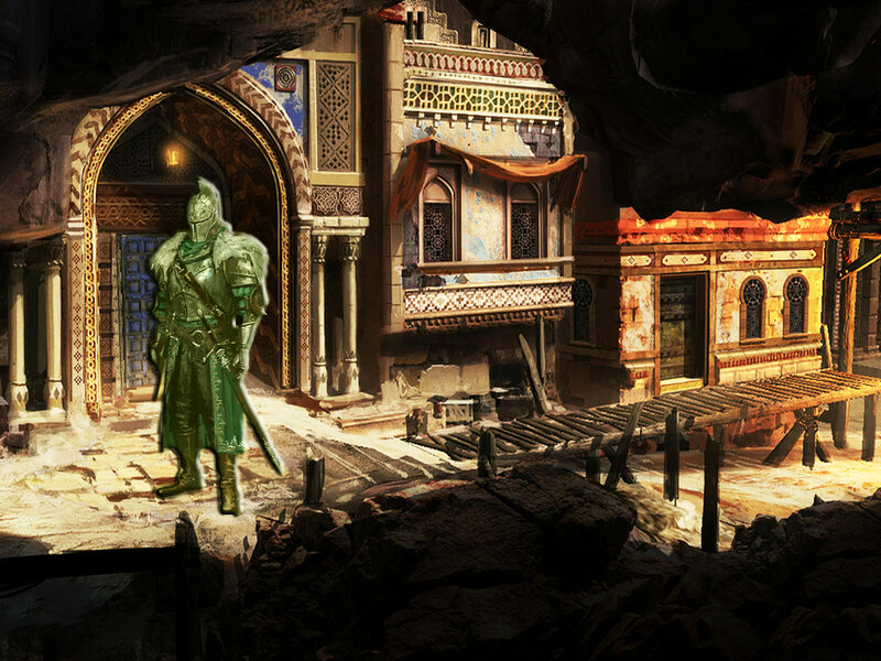Armored Knight in Ruins