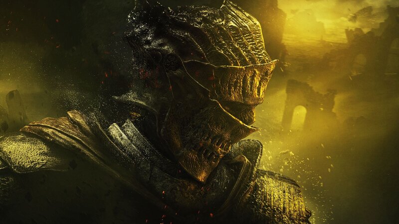 Armored Knight in Ruins — Yellow