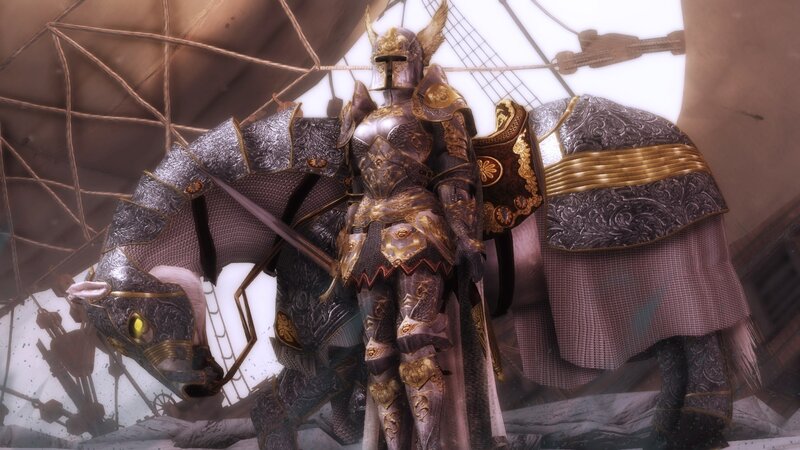 Armored Knight on War Elephant