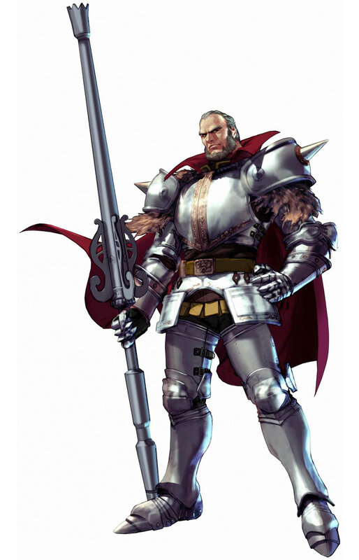 armored knight with lance