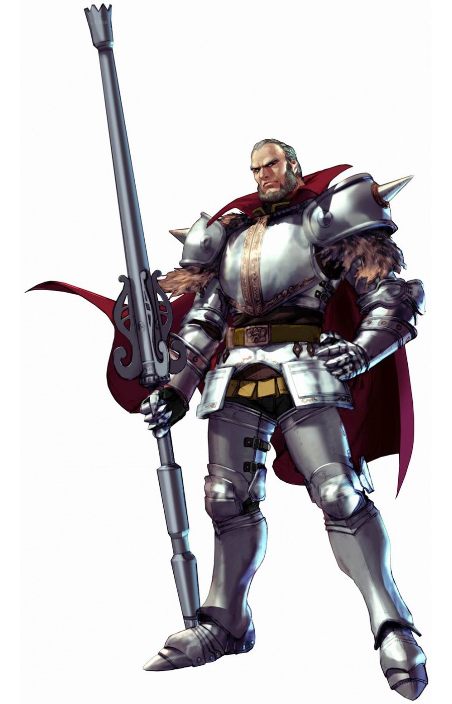 armored knight with lance
