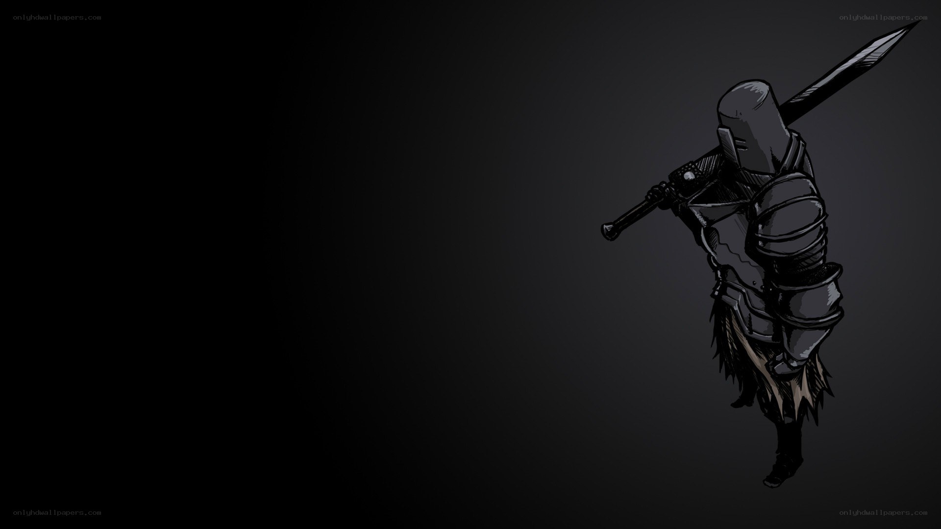 armored knight with sword