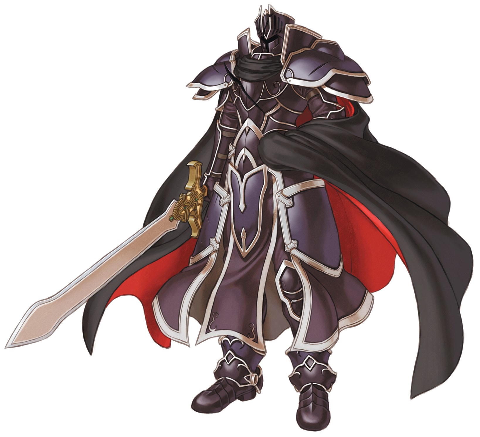 armored knight with sword