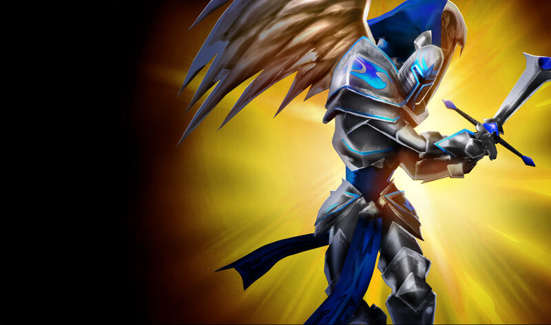 Armored Knight with Wings