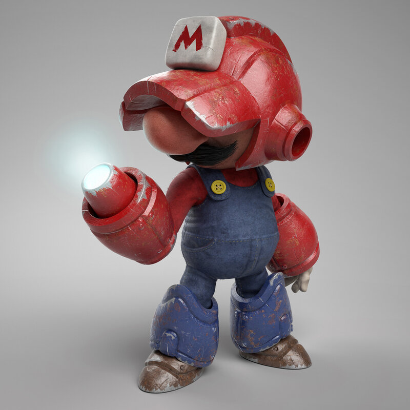 Armored Mario Figure