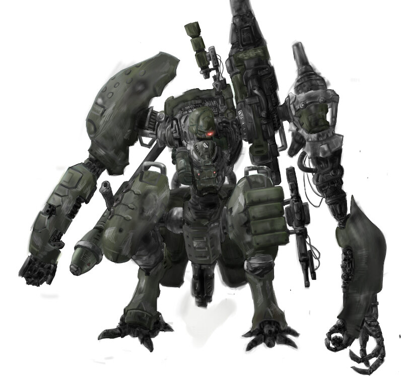 armored mech combat unit
