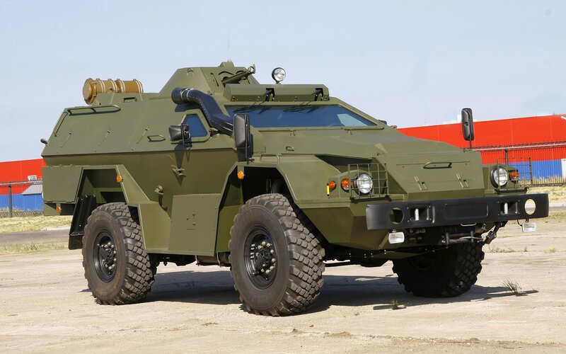 Armored Military Vehicle — Green, Neutral, Afternoon, Photograph, Tires