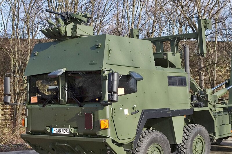 Armored Military Vehicle — Green