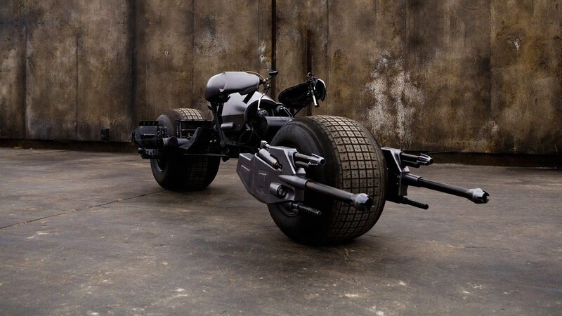 Armored Motorcycle — Black, Dramatic