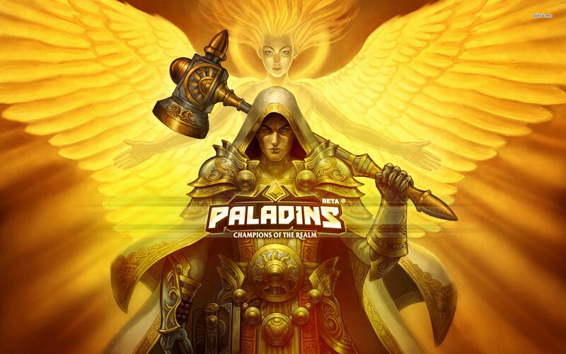 Armored Paladin with Angel