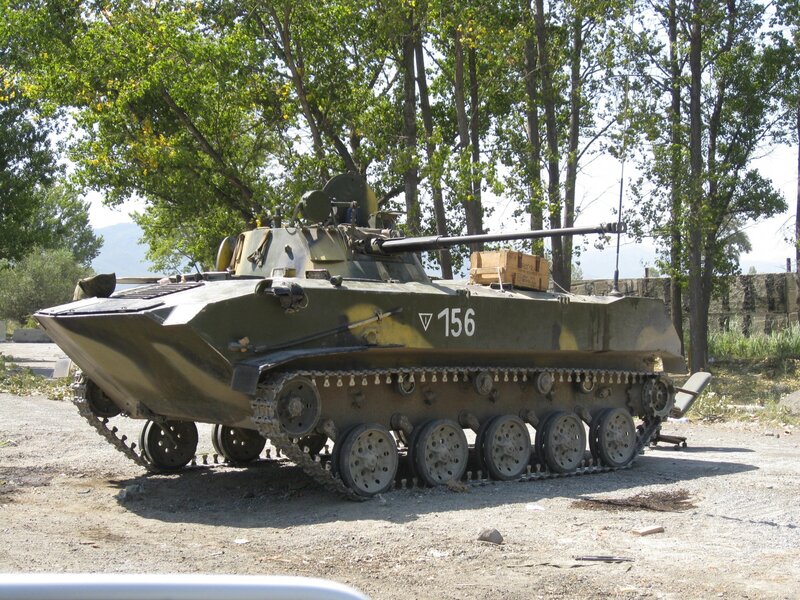 Armored Personnel Carrier — Green, Outdoor