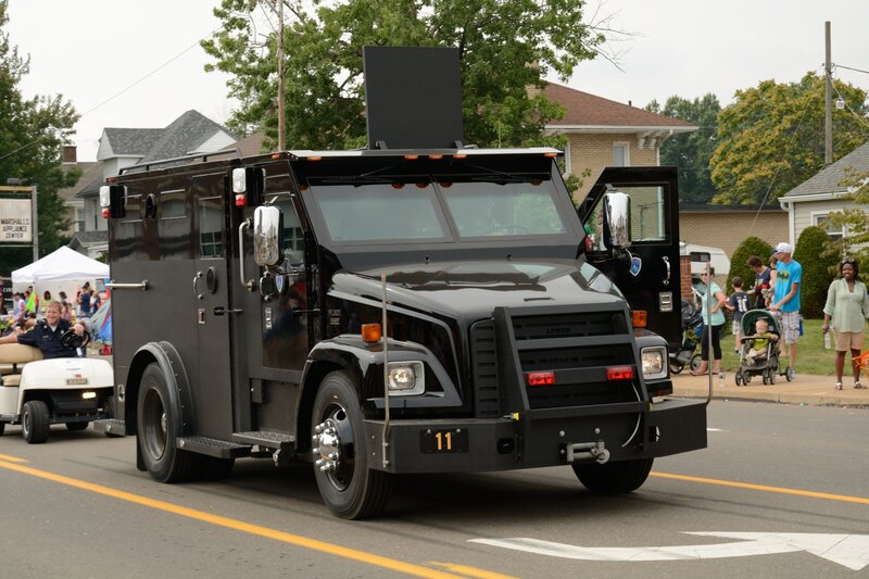 Armored Police Vehicle — Black