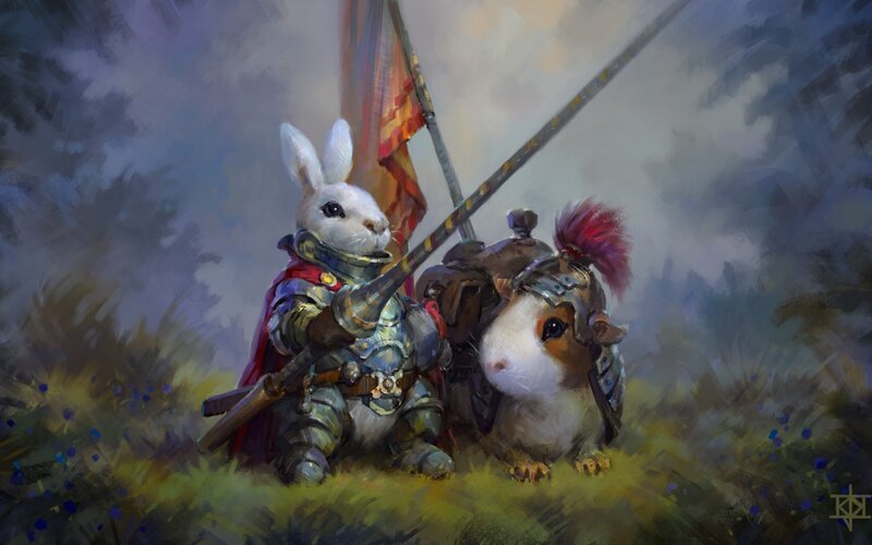 Armored Rabbit and Guinea Pig