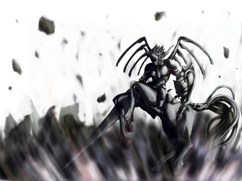 Armored Rider on Horse — Black