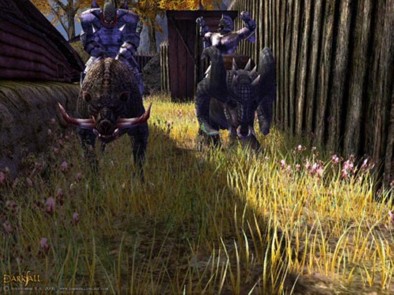 Armored Riders on Boars