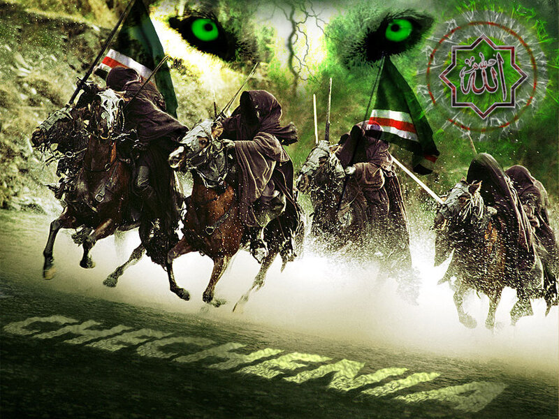 Armored Riders on Horses