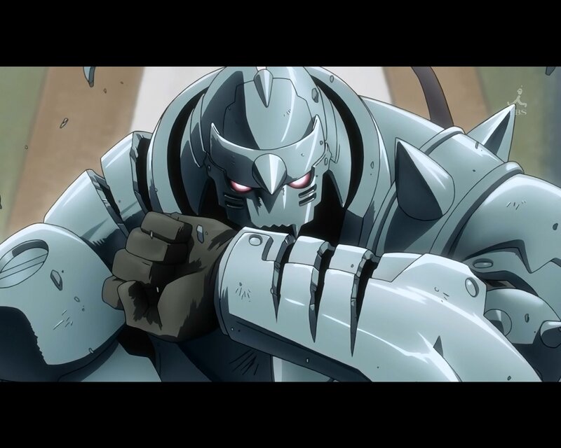 Armored Robot with Glowing Eyes — Gray