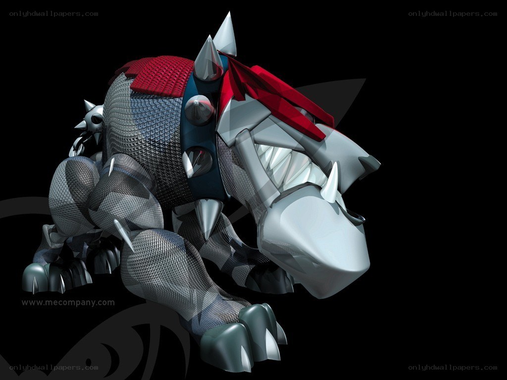 armored robotic dinosaur