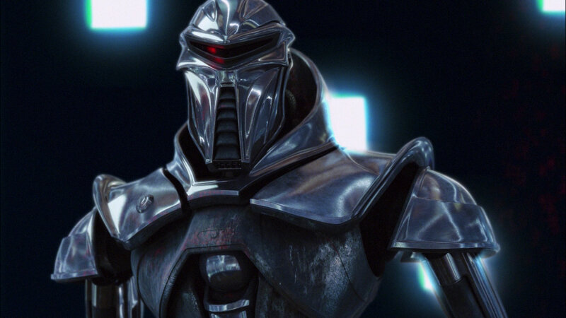 armored robotic warrior