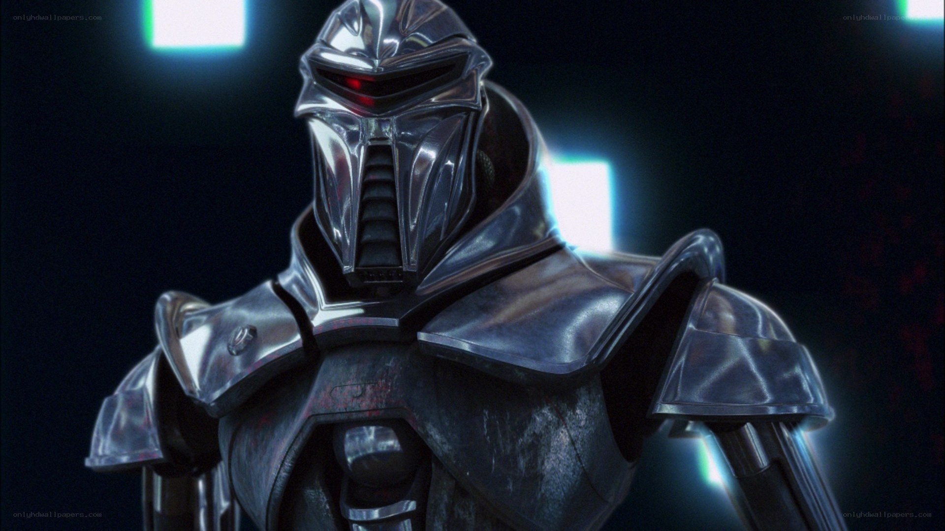 armored robotic warrior
