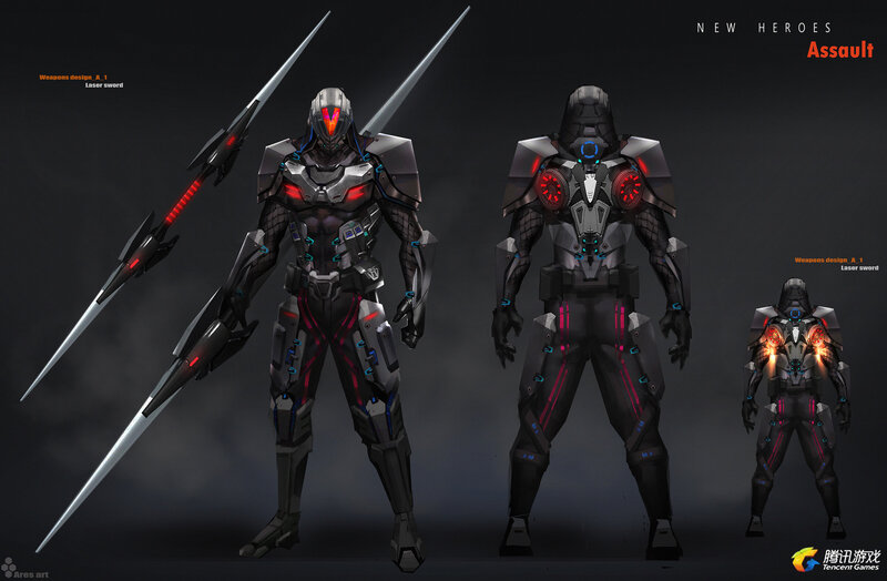 Armored Soldier Concept Art